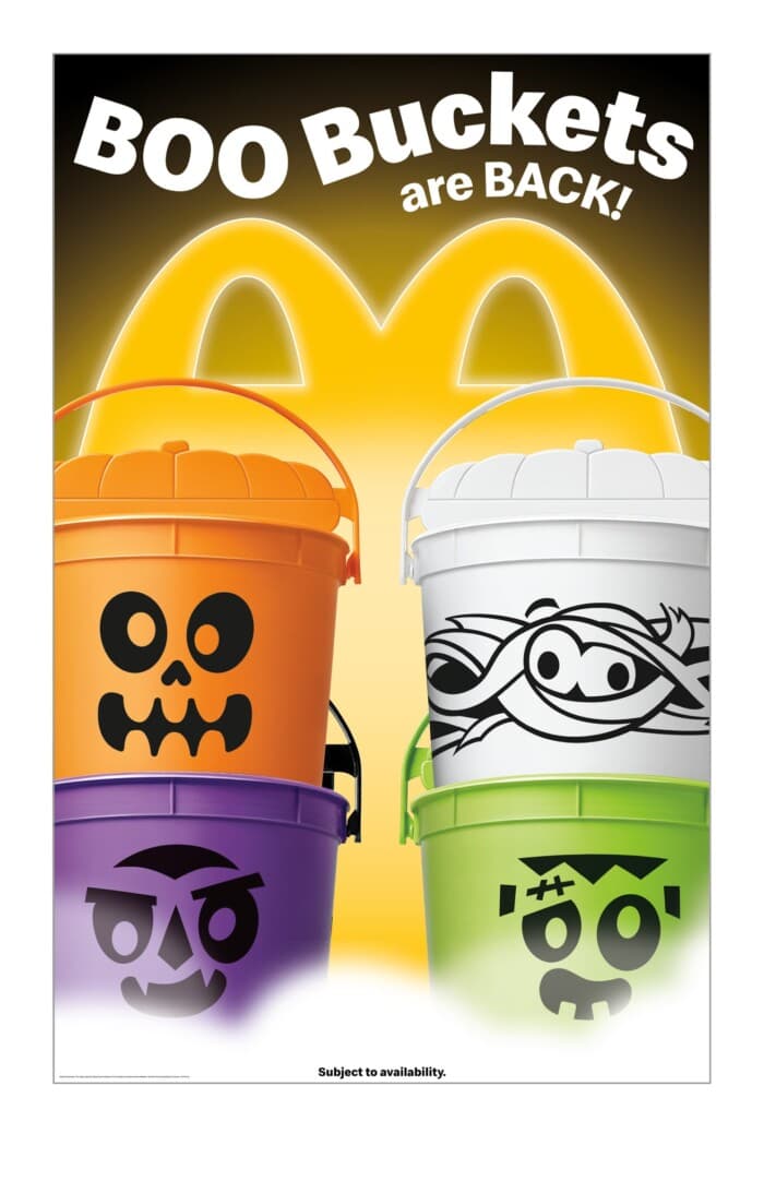 Mc'Donald's Boo Buckets 2023