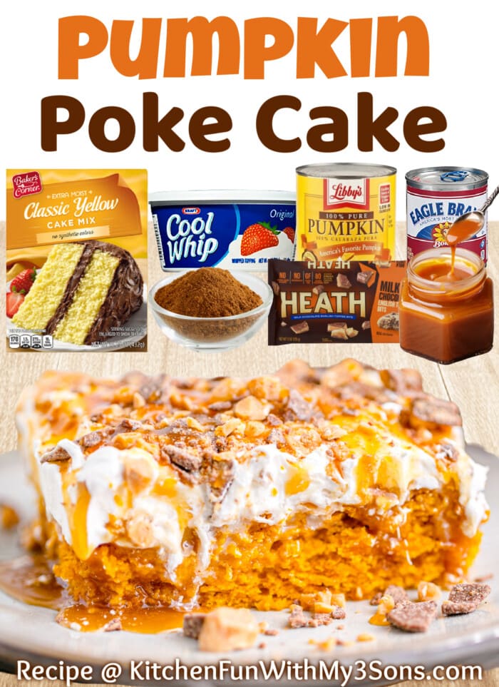 Pumpkin Poke Cake recipe 