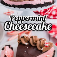 No Bake Peppermint Cheesecake