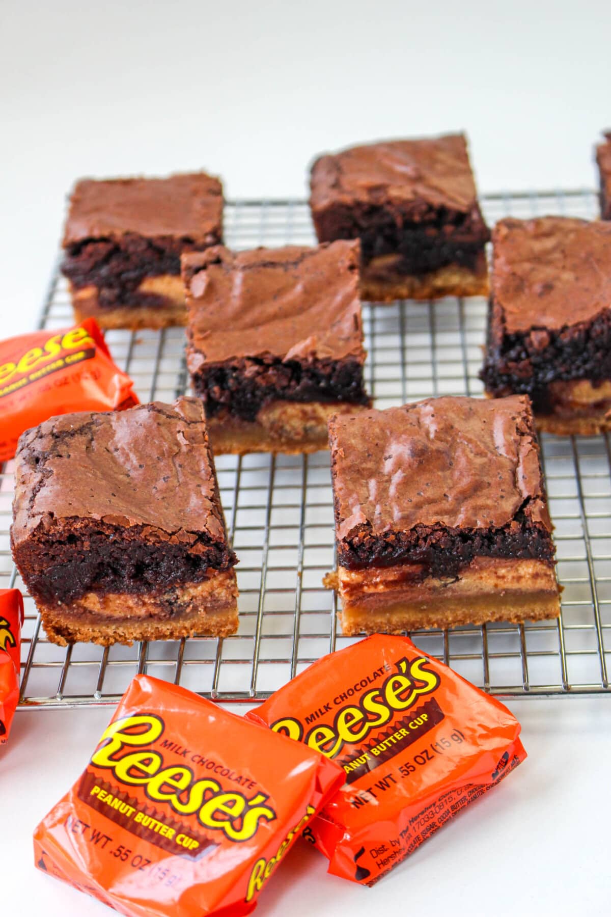 Slutty Brownies with Reese's