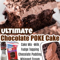 Chocolate Poke Cake Pinterest