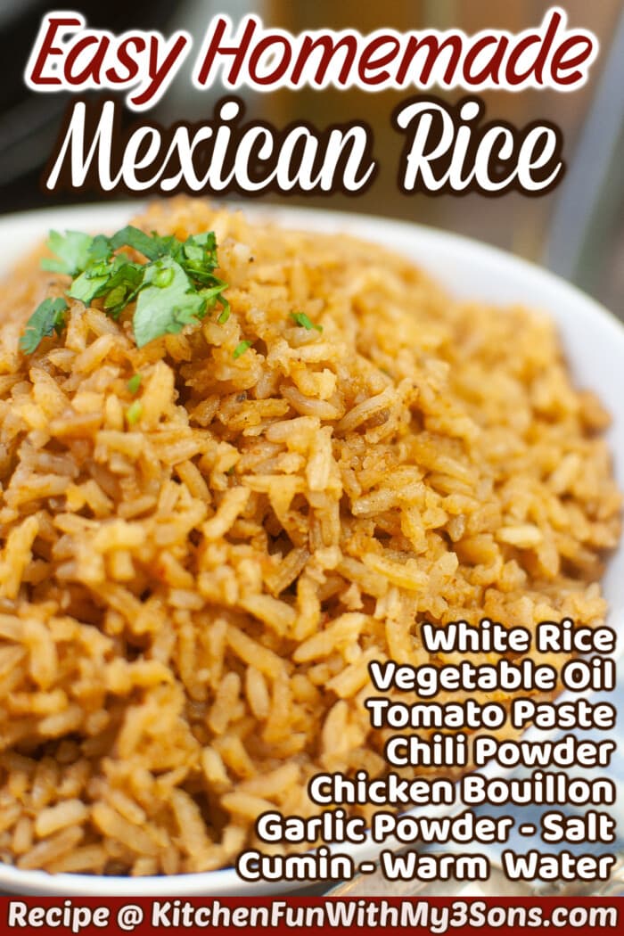 Easy Homemade Mexican Rice Pin