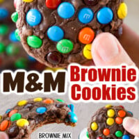 M&M Brownie Cookies pin