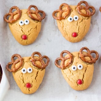 Peanut Butter Reindeer Cookies feature