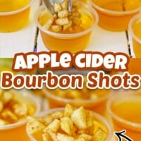 Apple Cider Bourbon Shots
