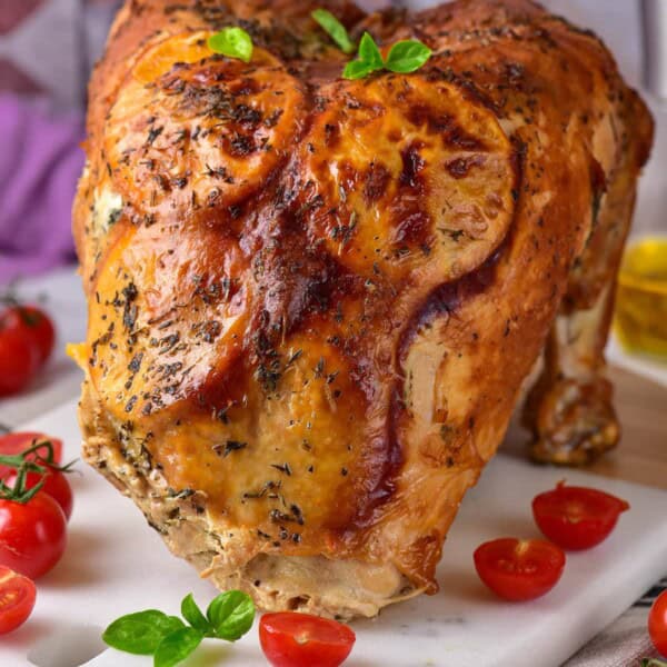 The whole Christmas Turkey Crown.