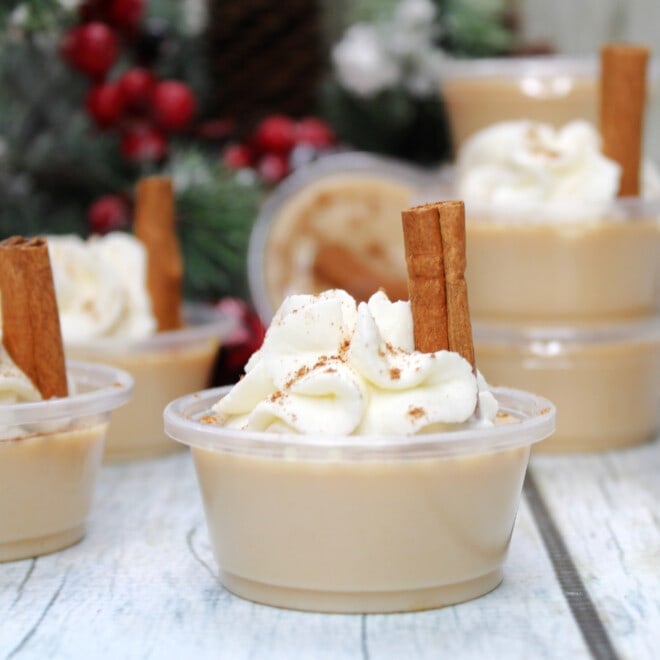 Eggnog Jello Shots - Kitchen Fun With My 3 Sons