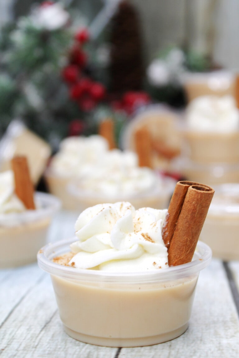 Eggnog Jello Shots - Kitchen Fun With My 3 Sons