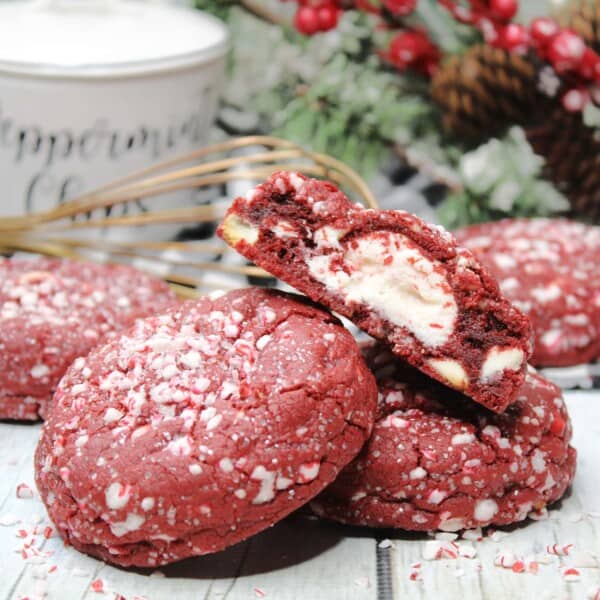 Mrs. Claus Cookies in a pile.