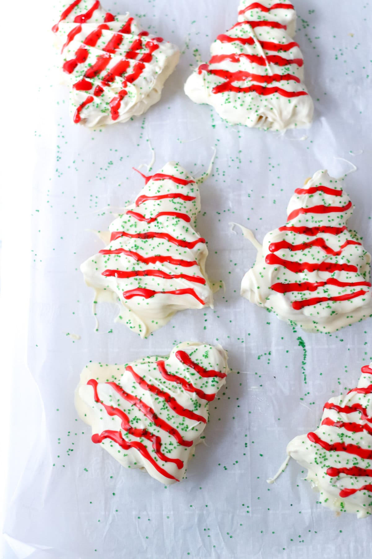 White Chocolate Peanut Butter Trees