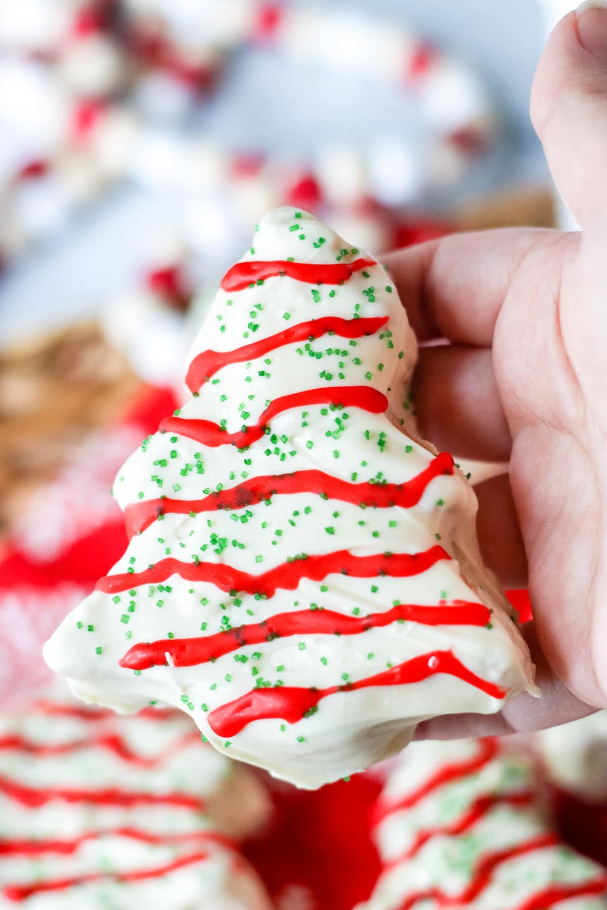 White Chocolate Peanut Butter Trees