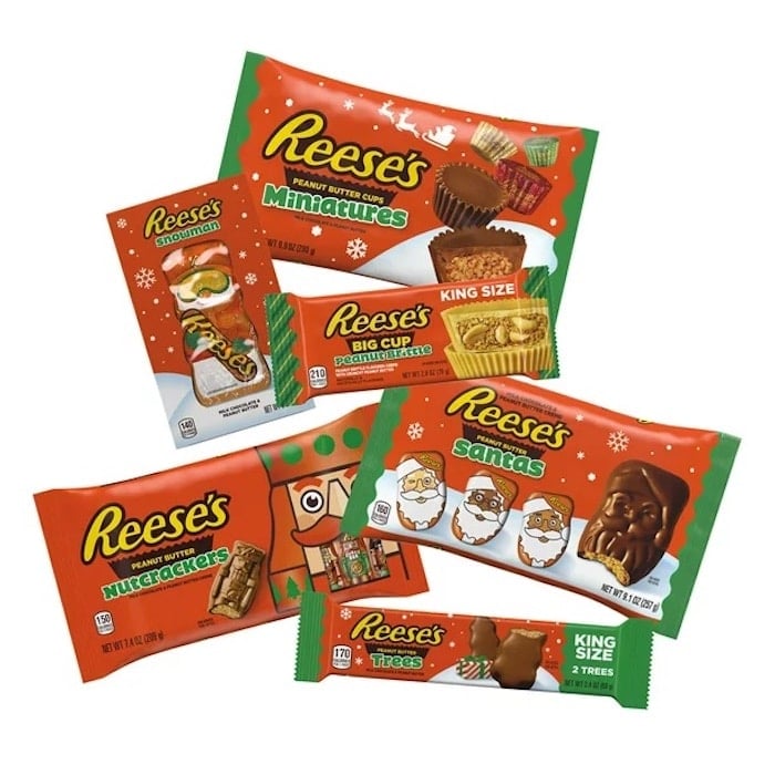 Reese's Holiday Haul candies.