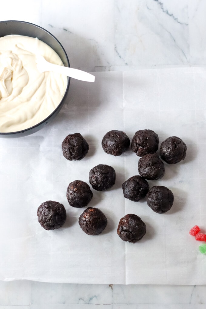 Snowman Brownie Bombs - Kitchen Fun With My 3 Sons
