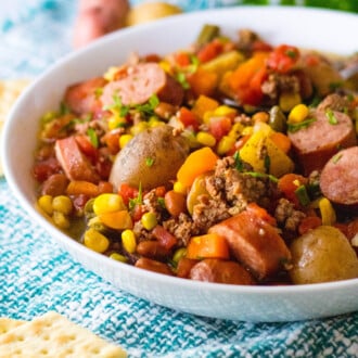 Slow Cooker Cowboy Stew Feature