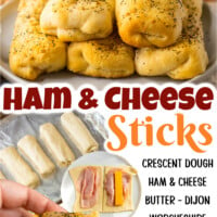 Ham and Cheese sticks pin