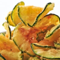 zucchini chips in a bowl