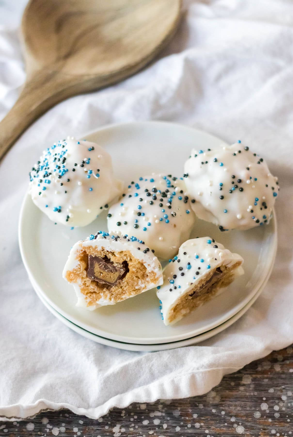 Rice Krispie Snowballs - Kitchen Fun With My 3 Sons