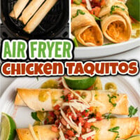 Air Fryer Chicken Taquitos
