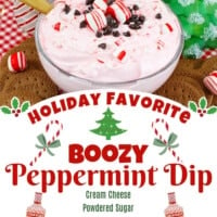 Boozy Peppermint Dip