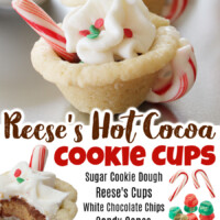 Reese's Hot Cocoa Cookie Cups pin