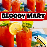 This Bloody Mary combines vodka, tomato juice, Worcestershire, and other ingredients to create a chilled and tasty drink.