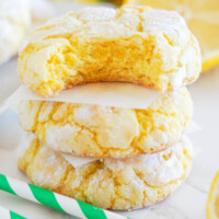Lemon Crinkle Cookies Feature