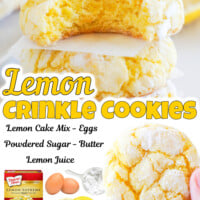 Lemon Crinkle Cookies Pin