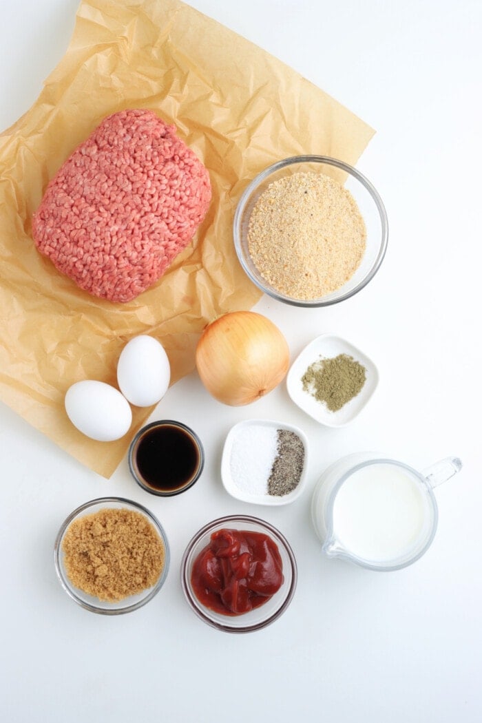 ingredients to make meatloaf