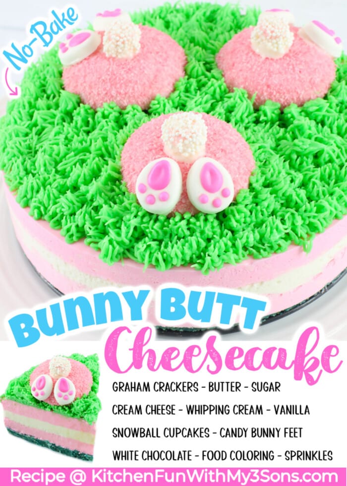 Bunny Butt Cheesecake Pin