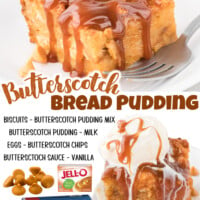 Butterscotch Bread Pudding pin