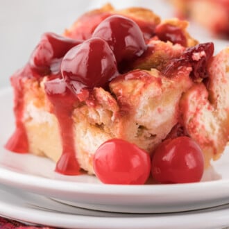 Cherry Bread Pudding Feature