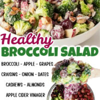Healthy Broccoli Salad pin