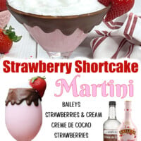 Strawberry Shortcake Martini pin