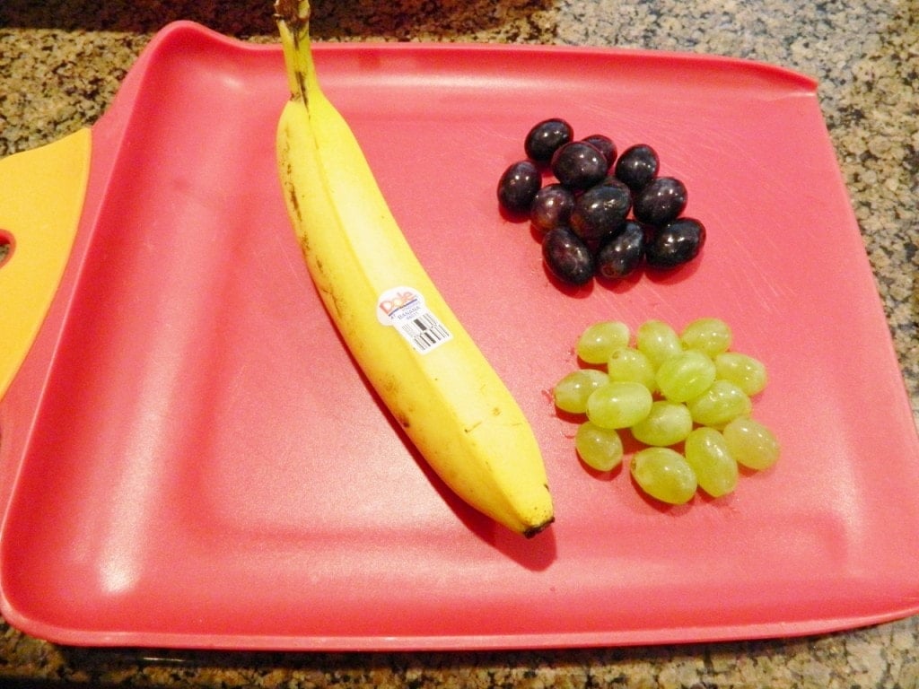 Fruit on a cutting board