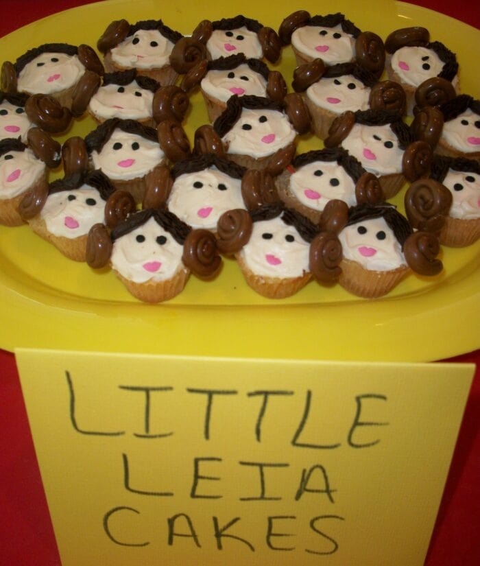 Star Wars Princess Leia Cupcakes