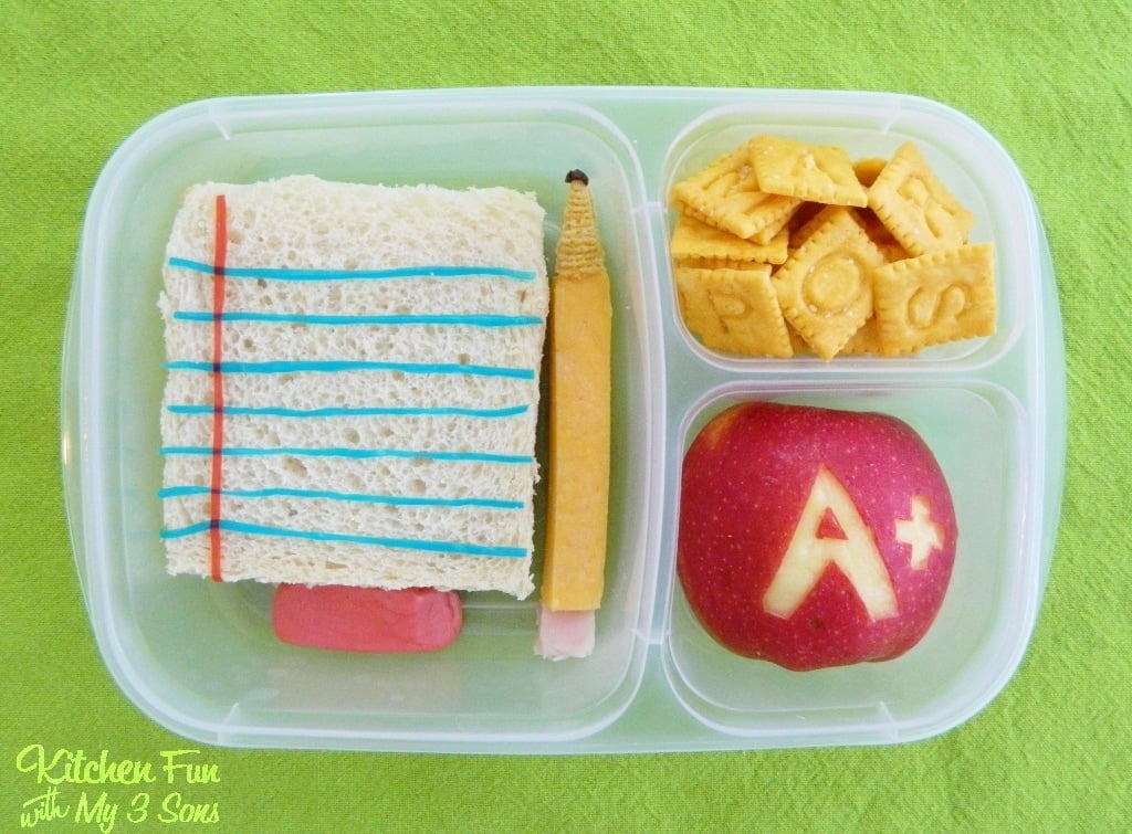 Back to School Bento lunch