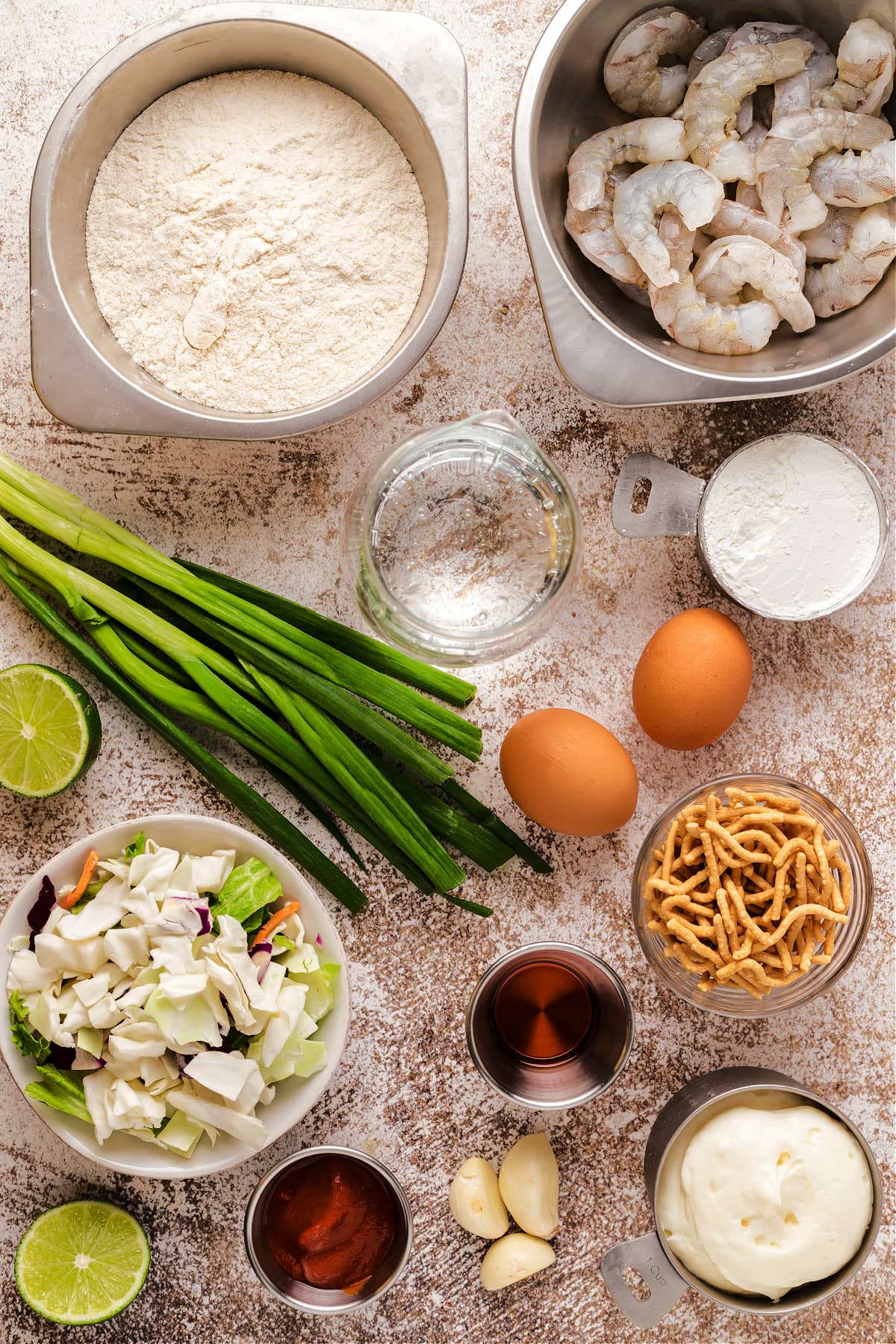 ingredients to make dynamite shrimp