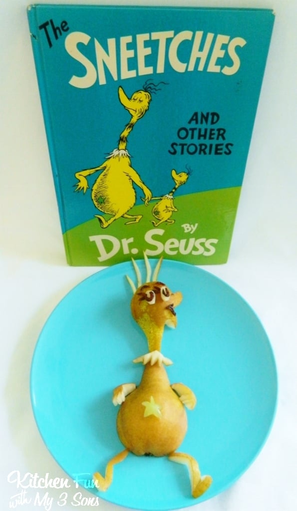 Dr Seuss Sneetches Fruit Snack - Fun Fruit Art For Kids.