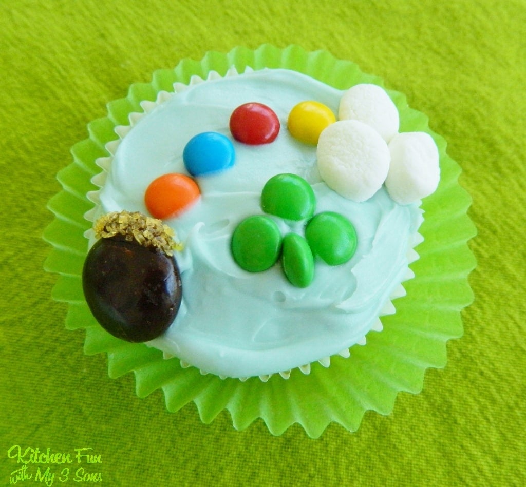 Lucky Rainbow Cupcakes