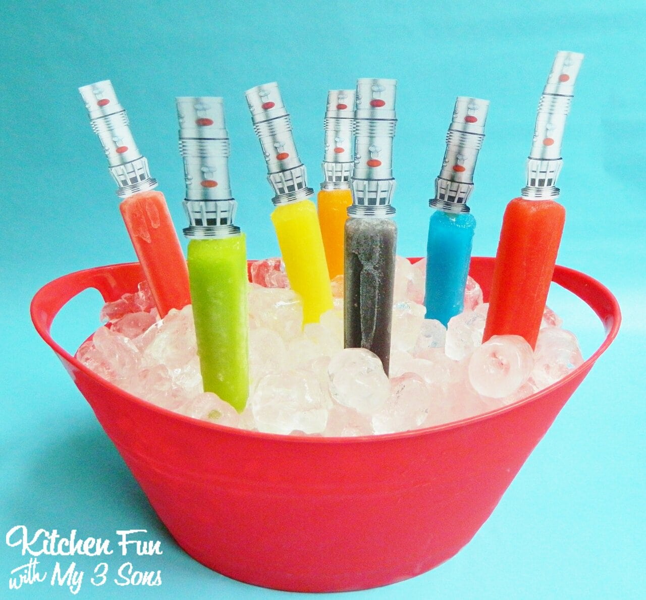 Star Wars Light Saber Popsicles