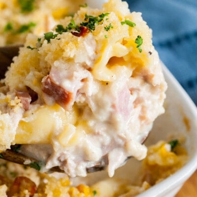 Chicken Cordon Bleu Casserole feature