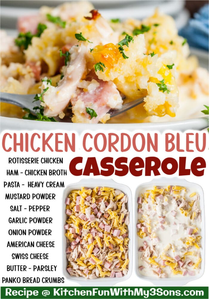 Chicken Cordon Bleu Casserole 