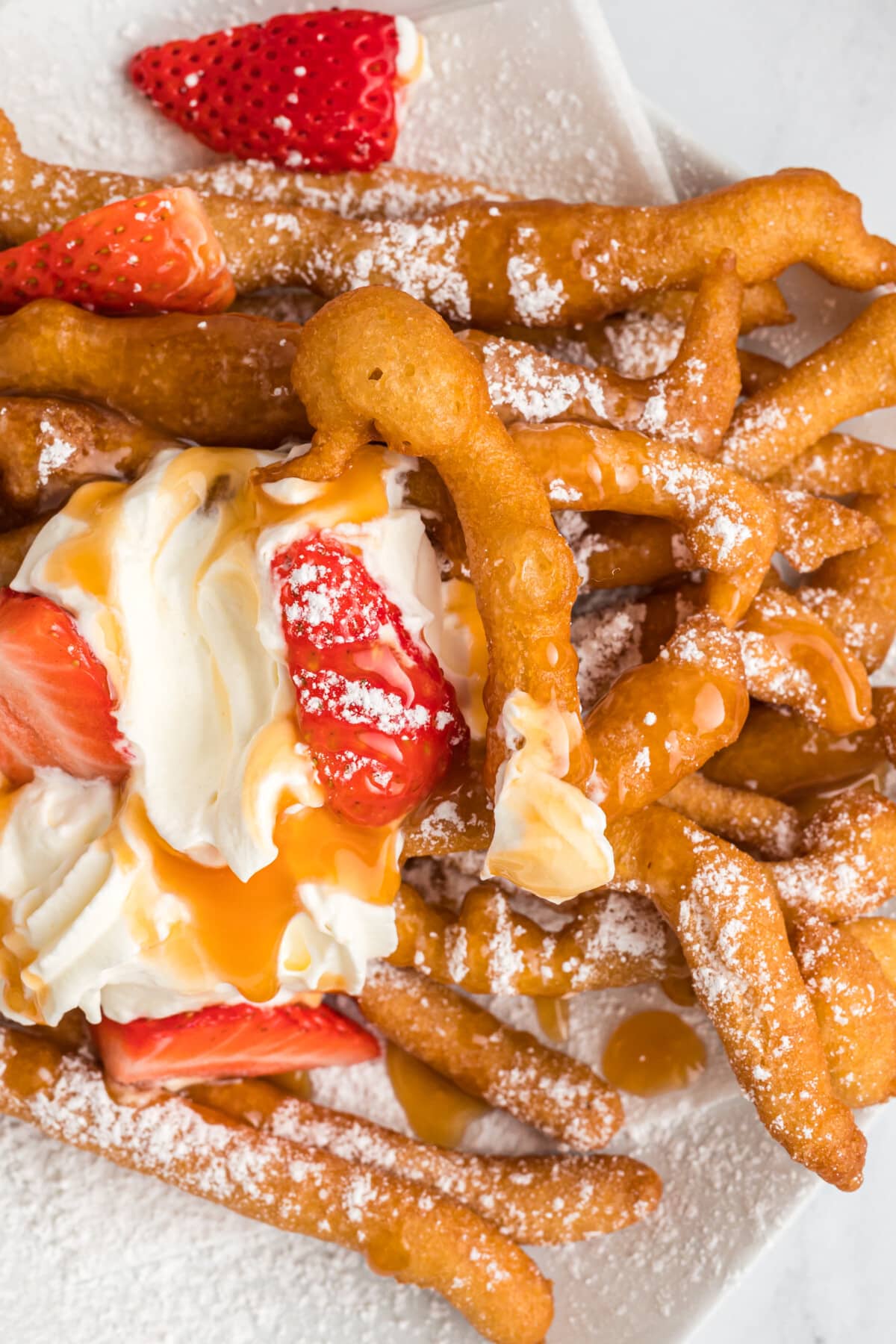 Funnel Cake Fries top view