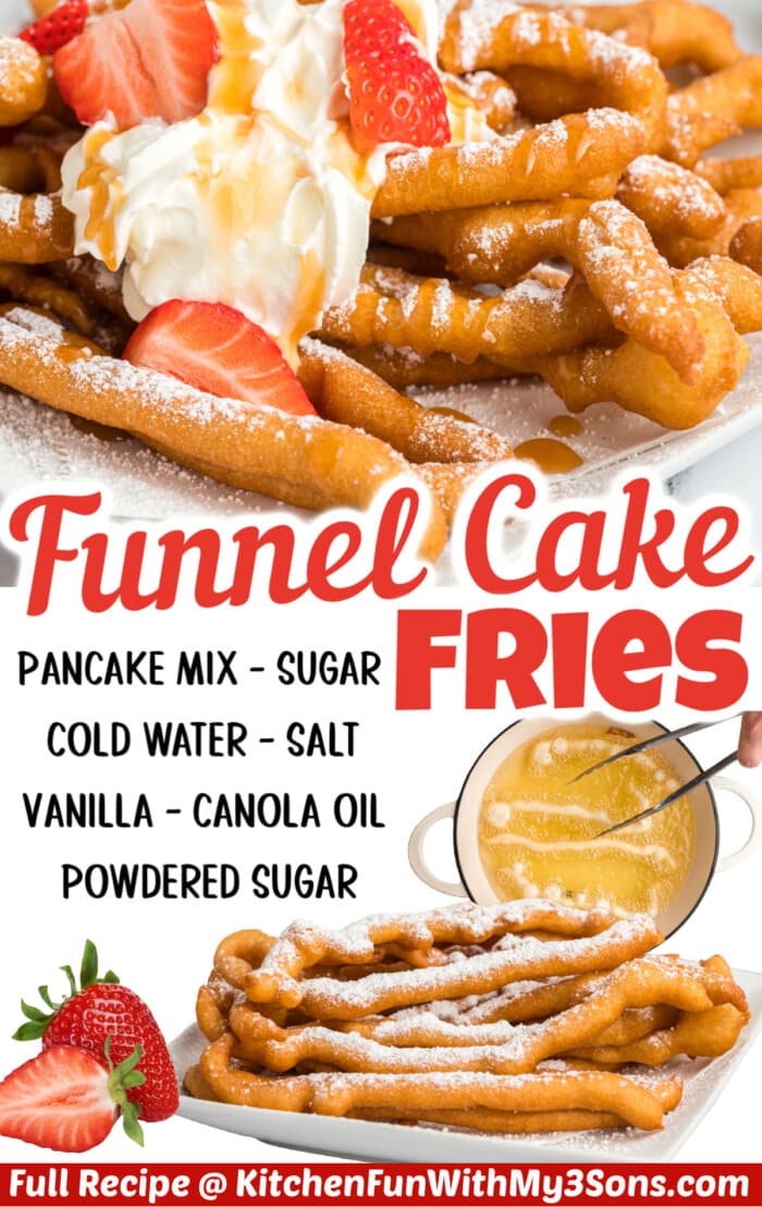 Funnel Cake Fries pin