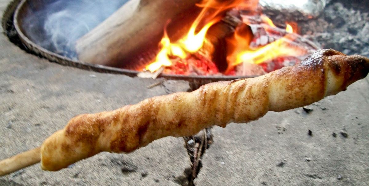 Cinnamon Bread on a Stick
