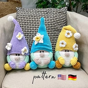 Crochet Spring Gnome Pattern