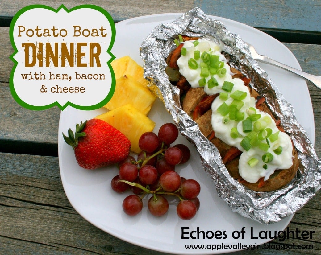 Potato Boat Dinner