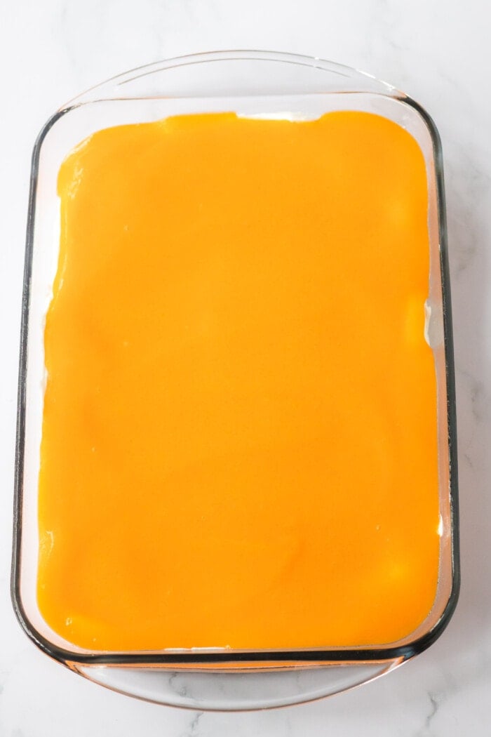 Adding the orange layer to the Creamsicle Lush.