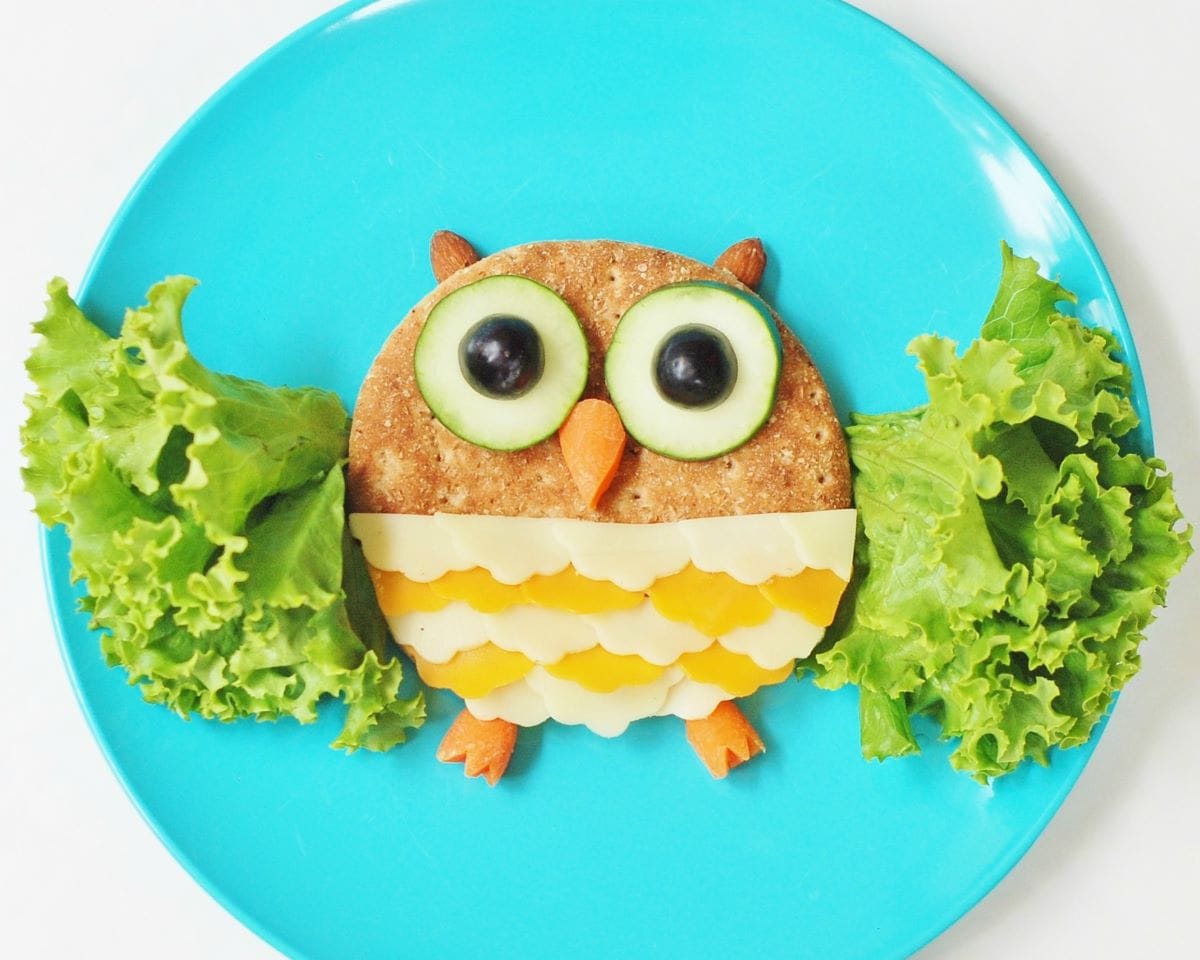 Healthy Owl lunch for kids