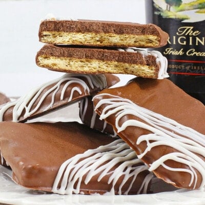 Chocolate Covered Graham Crackers with Baileys feature